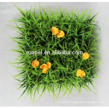 factory directly artificial lawn mats with flowers